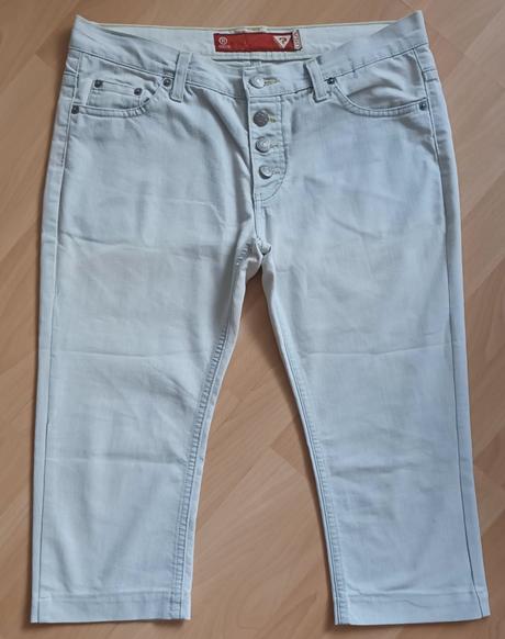 Guess riflové 3/4 nohavice, guess,m