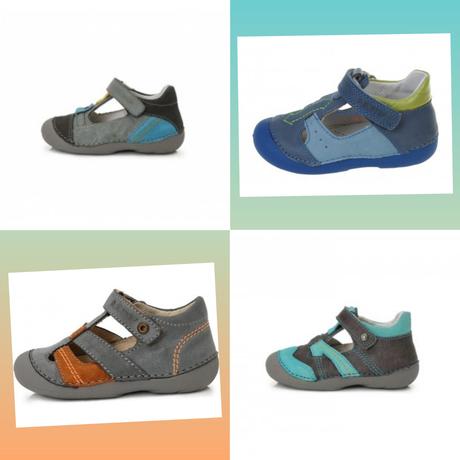 Polootvorene topanocky super na prve kroky 015 -, d.d.step,19