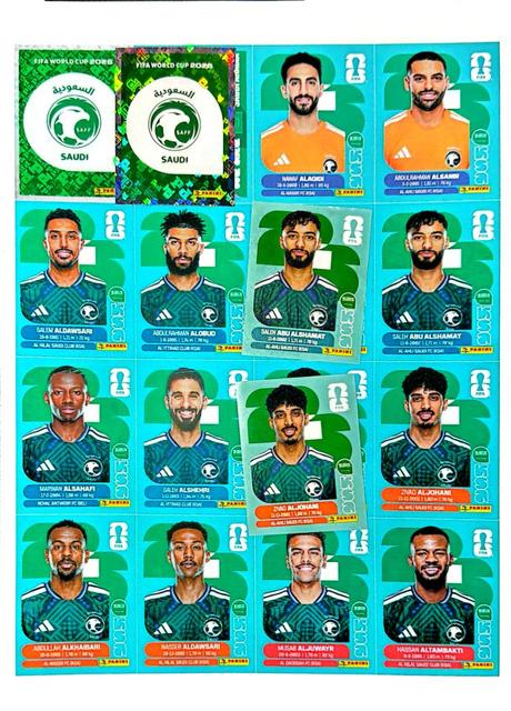 Fifa 2026 nálepky do albumu, 
