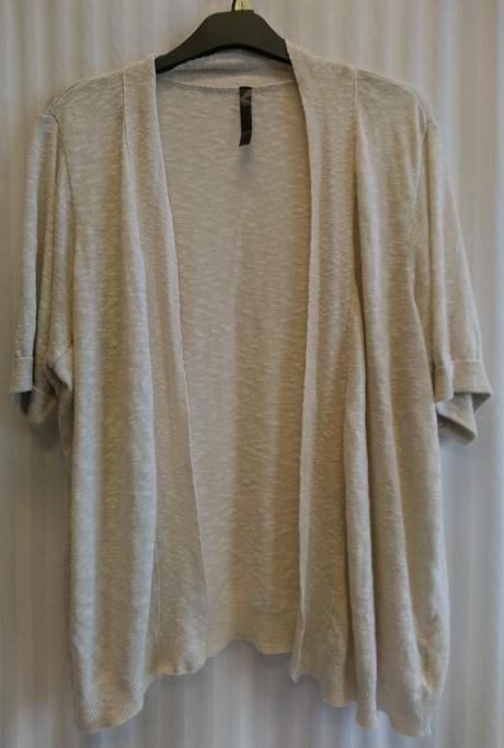 Dámske bolerko s krémovo bielym vzorom, xxxl, xxxl