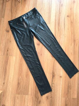 Calzedonia tenké kožené nohavice, calzedonia,s