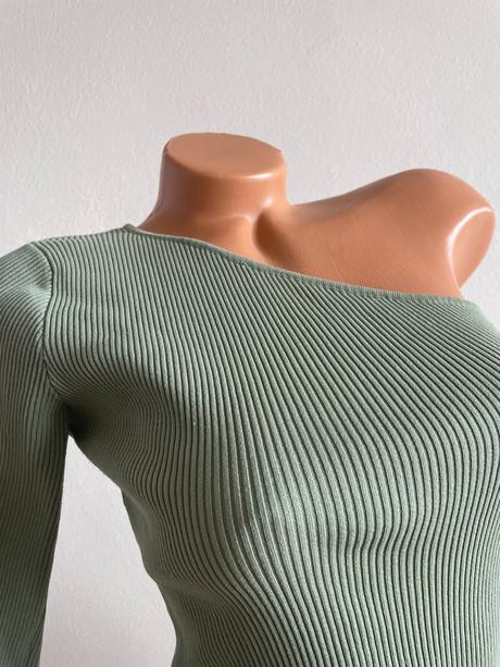 Zelený body top, bershka m, bershka,m
