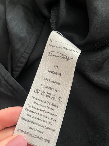Čierny saténová blúzka, american vintage, m/l, m