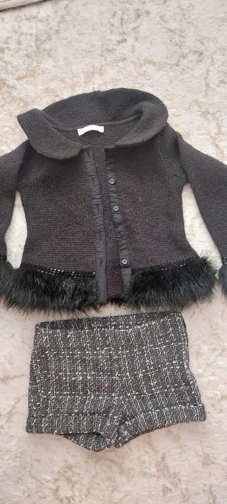 Exkluzívny svetrík s kožušinkou, 110