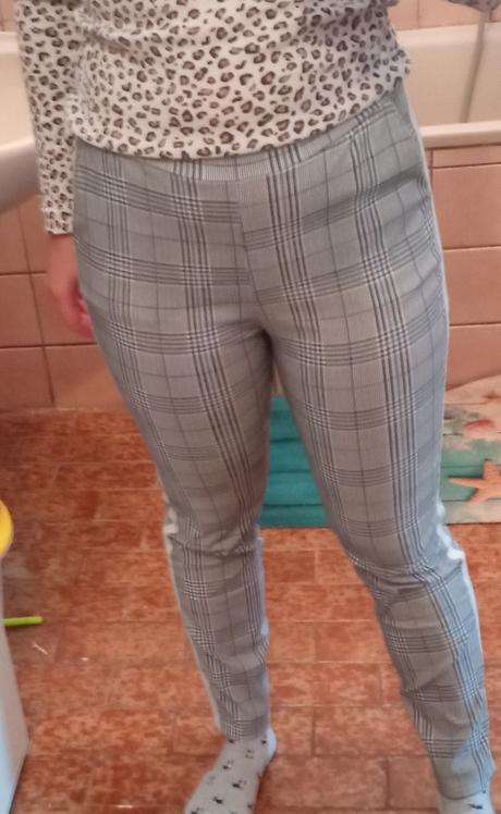 Karovane elastické nohavice, l