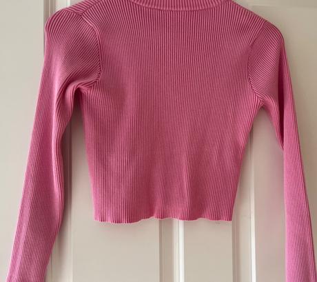 Ružový komplet nohavice a top, xs/s, xs