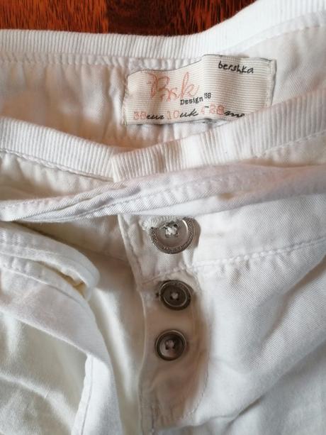 Bavlnené šortky raz oblečené, bershka,38