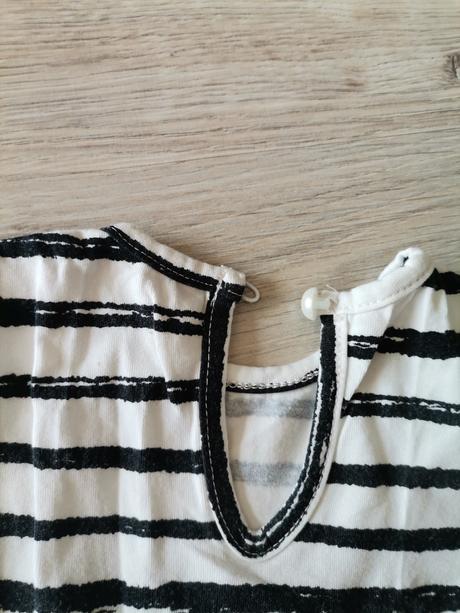 Dievčenský štýlový set - šaty a tričko, 74