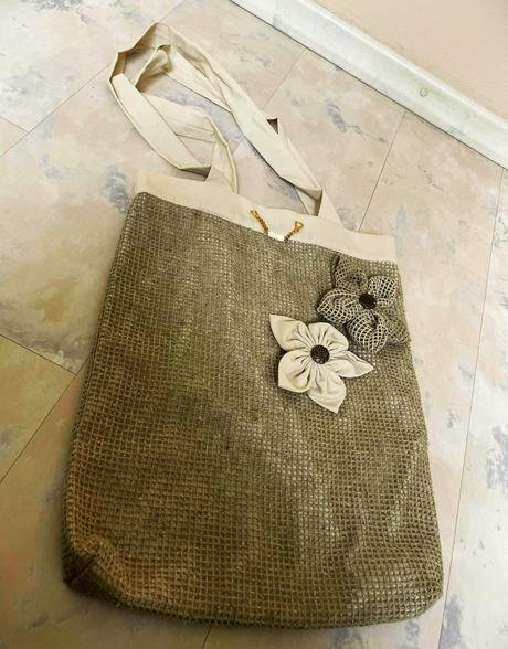 Naturálny jutový vak, 