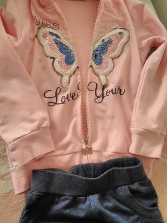 Tepláková súprava motýľ, 122