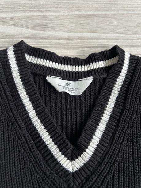 Pletena vesta, h&m,146