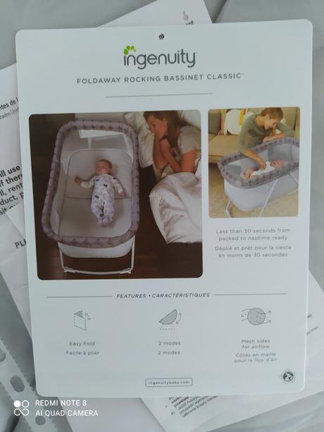 Kolíska ingenuity s hniezdom doomoo cocoon,