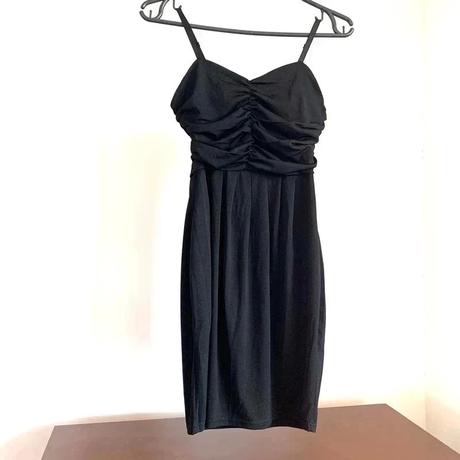 Čierne mini šaty, s