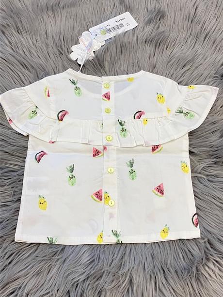 Dievčenská košeľa s volánom overkids (68-74), 68