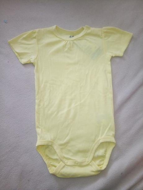 Nadherne zlte bodynko, h&m,92