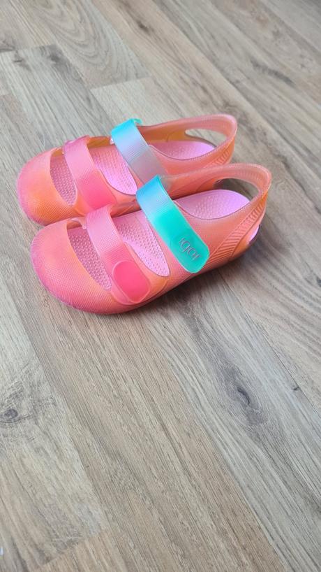 Plážové sandále ružové dievčenské igor vel.23, 23