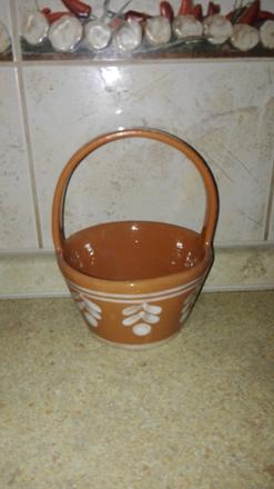 Retro kosicek keramicky, 