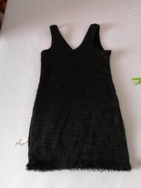 Šaty huňaté chlpaté, tezenis,m