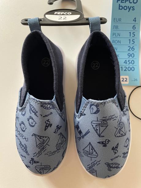 Papučky veľkosť 22, pepco,22