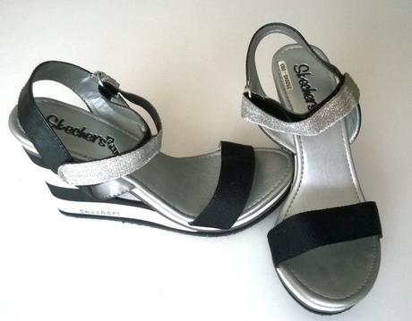 Sandále na platforme skechers cali, skechers,38