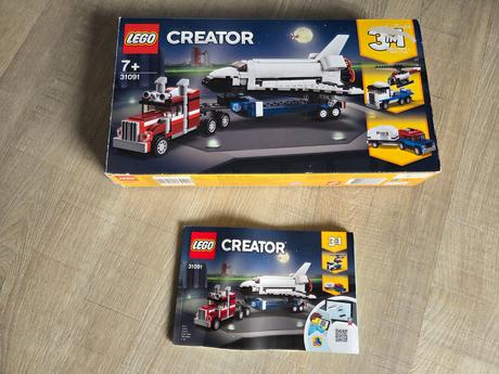 Lego creator 31091 preprava raketoplánu, 