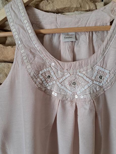 Béžový top camaieu, camaieu,s