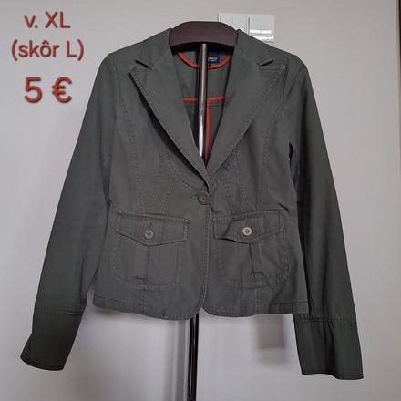 Dámske sako (veľ. je skôr l), xl