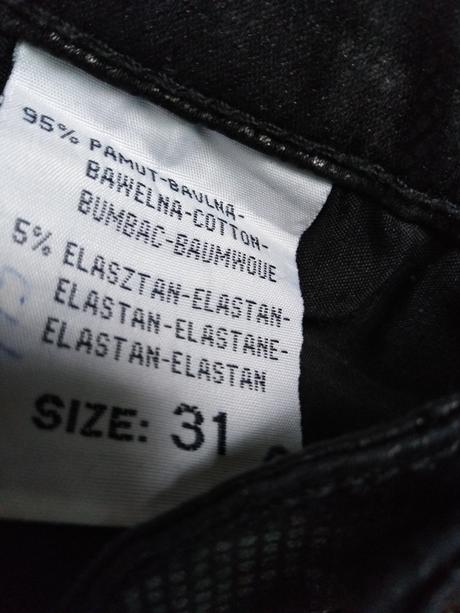 Lesklé nohavice 36/38, m