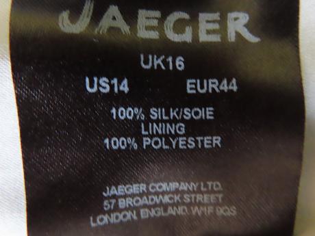 Dlhé hodvábne šaty jaeger, veľ.xl, xl