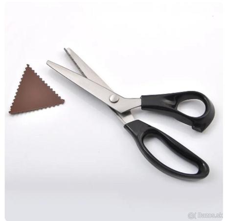 Entlovacie nožnice na látku a filc (zúbkované), 