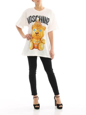 Moschino icon bear original luxusne dlhsie tricko, moschino,s