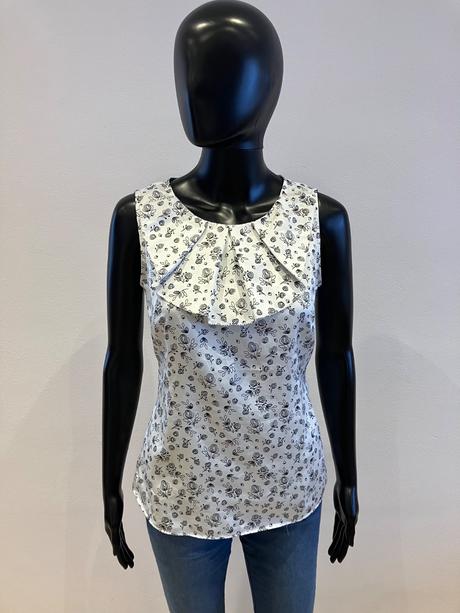 Dámska vzorovaná blúzka čiernobiela gap (xs), gap,xs