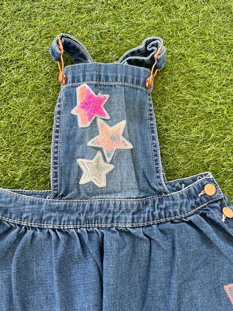 Desigual šatová sukňa riflova, desigual,110