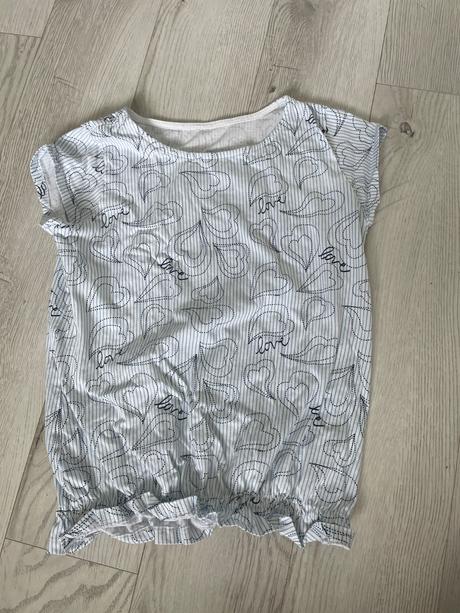 Top so srdiečkami, xs