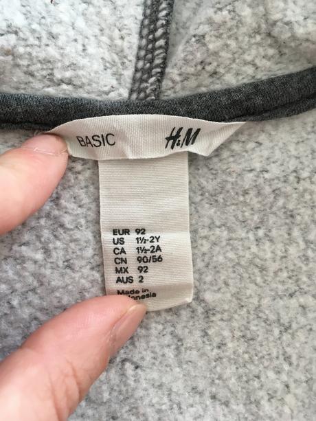 Dievcenska seda mikina h&m, h&m,92