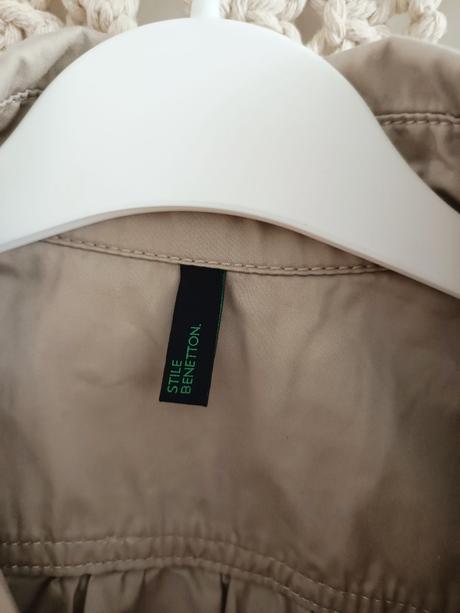 Béžový letný overal, benetton,s