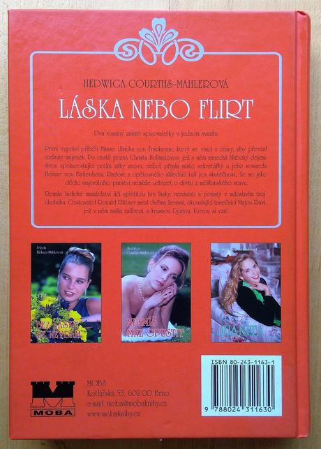 Láska nebo flirt, hedviga courths-mahlerová,