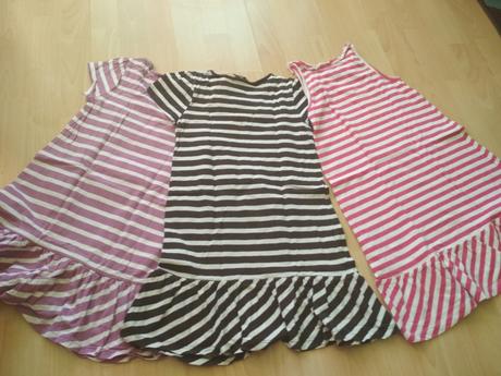 Šaty 3 kusy, h&m,122