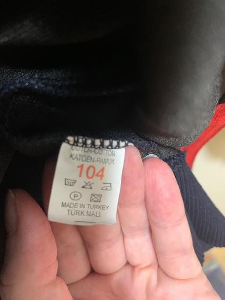 Tmavomodrá detská tepláková súprava, 104