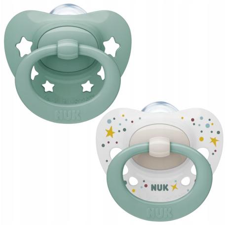 Nuk silikónový cumlík signature family love 0-6m,, nuk