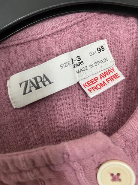 Muselinove saty, zara,98