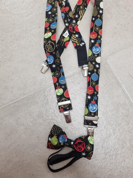 Vianočné traky a motýlik 3-6 y,