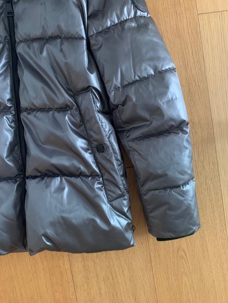 Dkny tmavošedá zimná bunda velk.s, dkny,s