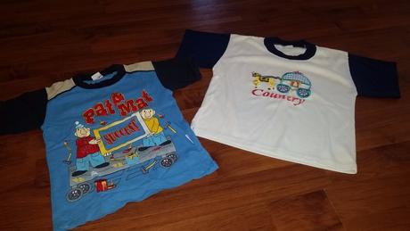Chlapčenský set - 5 tričiek, 104–116
