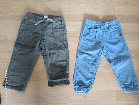 Zateplené chlapčenské nohavice, h&m,92