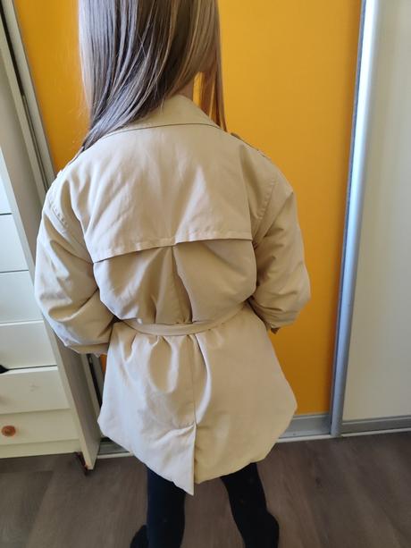 Dievčenský trench coat zara, zara,128