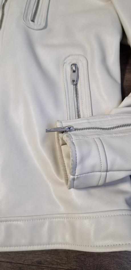 Zara panska bezova kozenkova bunda, zara,l