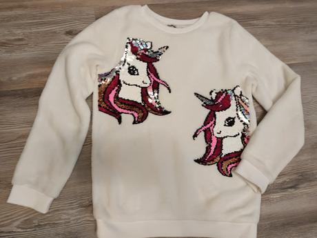 Huňatá mikina, h&m,134