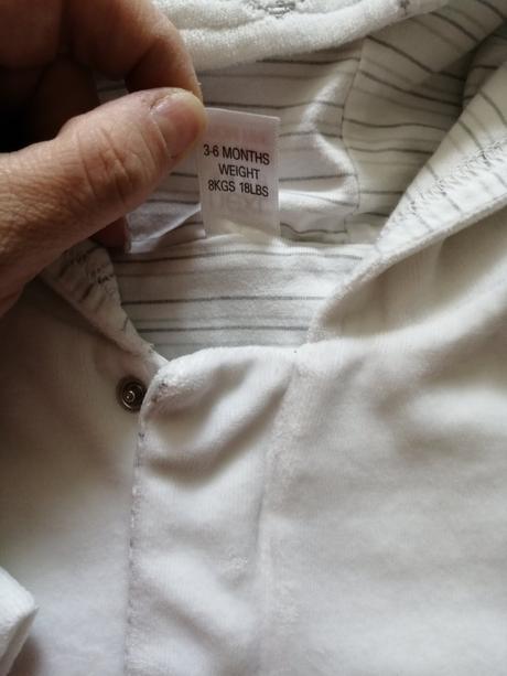 Podšita velurová mikina, next,68