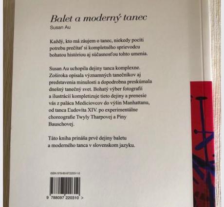 Kniha balet a moderný tanec,